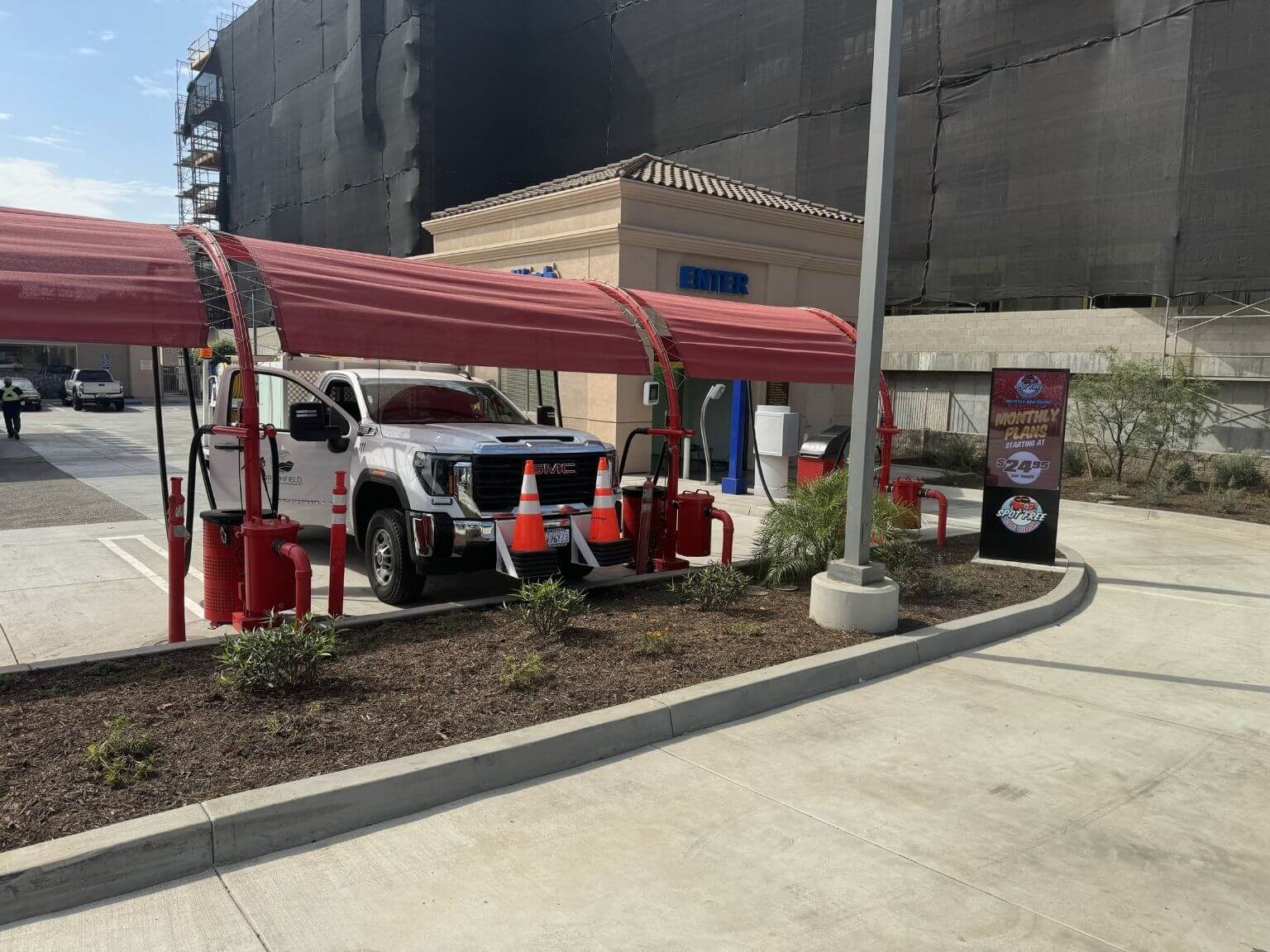 Brushless Car wash Monrovia Chevron los angeles, best car wash near me monrovia